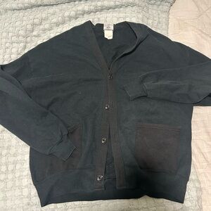 Vintage Button-Front Cardigan Sweater